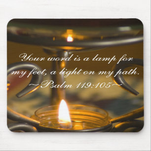 Psalm-119:105 Mousepad