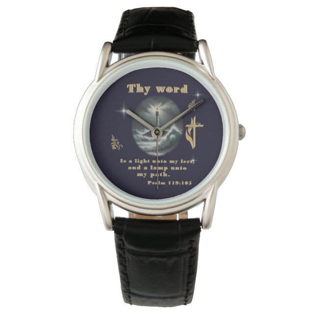 Psalm 119 armbanduhr (Vorderseite)