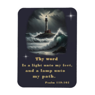 Psalm 119 Bibelverse Magnet