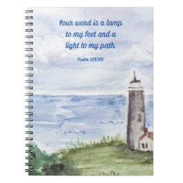 Psalm 119 Ihr Wort ist ein Lamp Bible Verse Journa Notizblock