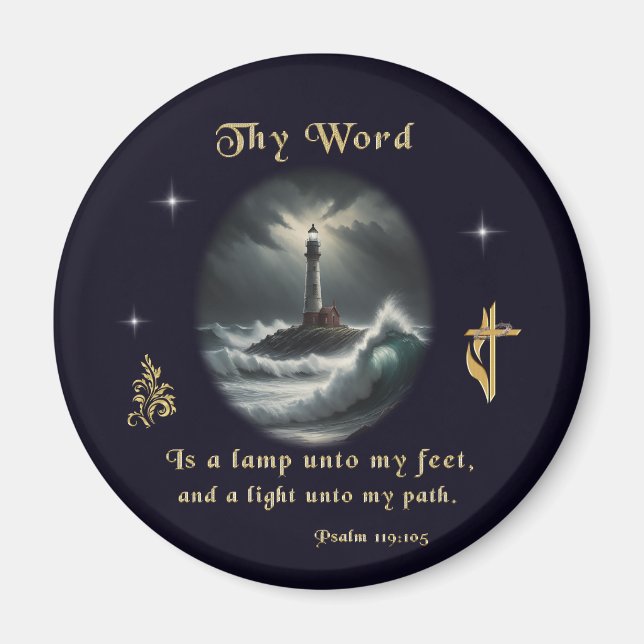 Psalm 119 magnet (Vorne)