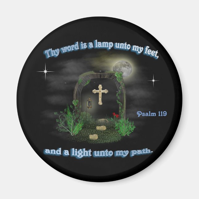 Psalm 119 magnet (Vorne)