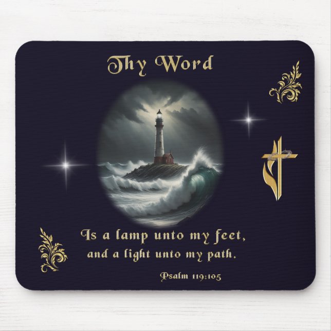 Psalm 119 mousepad (Vorne)