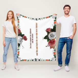 Psalm 11:5, Keine Gewalt Fleecedecke
