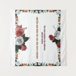 Psalm 11:5, Keine Gewalt Wandteppich