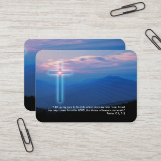 Psalm 121; 1-2 - Christlich Visitenkarte