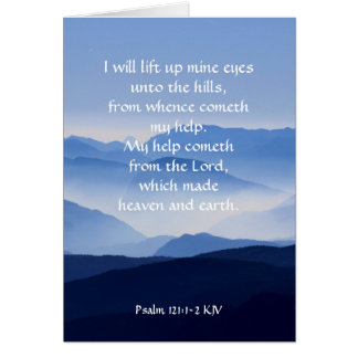 Psalm 121:1-2 Meine Hilfe kommt von der LORD