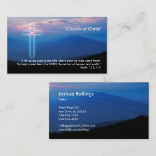 Psalm 121; 1 2% pipe% christlich visitenkarte