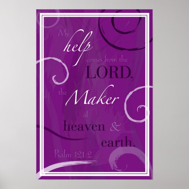 Psalm 121:2 poster (Vorne)