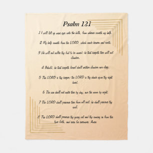 Psalm 121 fleecedecke