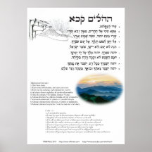 Psalm 121 in Hebräisch, Englisch, und Transliterat