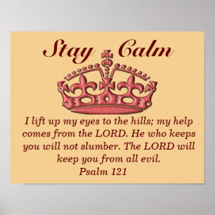 Psalm 121 - Kunstdruck Poster