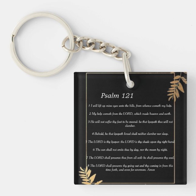 Psalm 121 Schlüsselanhänger (Vorderseite)