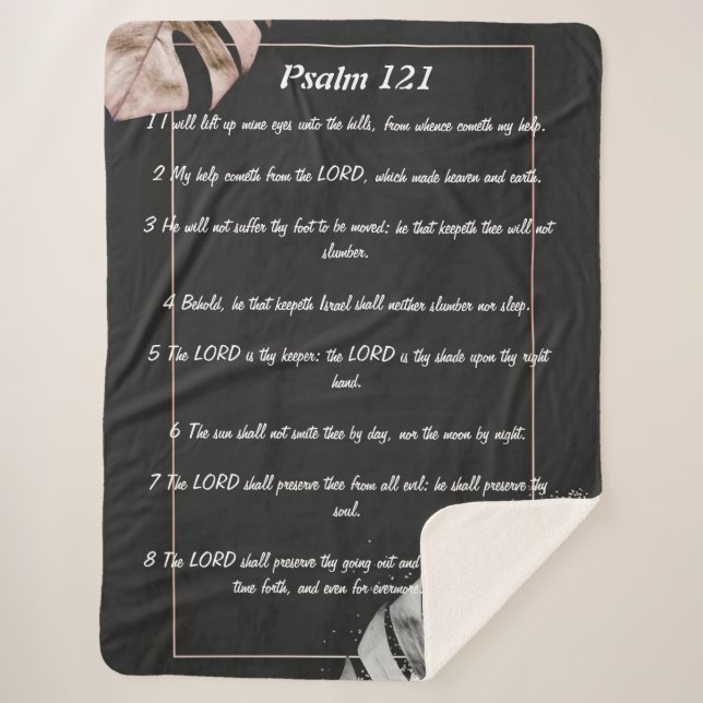 Psalm 121 sherpadecke (Vorderseite)