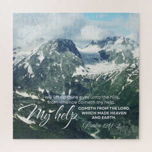Psalm 121 werde ich meine Augen zu den Hügeln hoch Puzzle