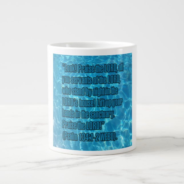 Psalm 134:1-2 WEBU Tasse (Vorderseite)