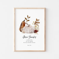Psalm 136:1 Schriftposter – Danket