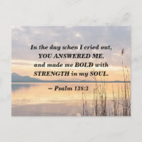 Psalm 138:3 Du hast mich zu einem kühlen Sonnenunt