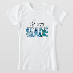 Psalm 139:14 Furcht und wunderbar gemacht T-Shirt