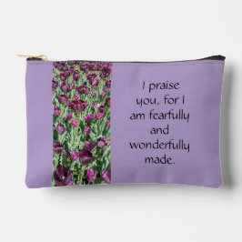 Psalm 139:14 Purple/Lavender Zubehörtasche