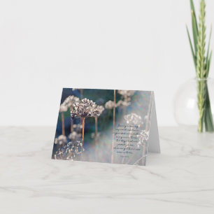 Psalm 139:16 Gelenk-Ermutigungskarte Blank Karte