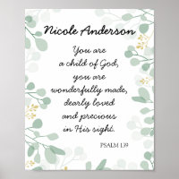 Psalm 139 Kind Gottes Bibelverse Name