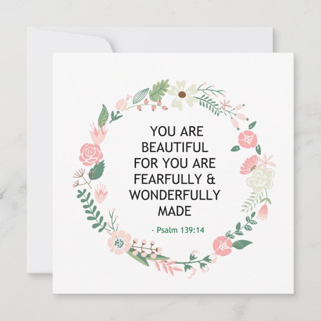 Psalm 139 Sie sind schön (Vorderseite)