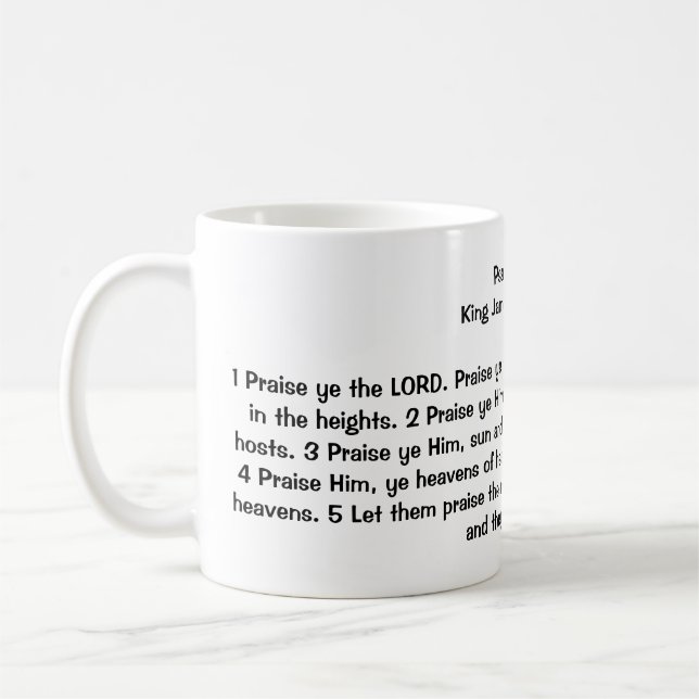 Psalm-148:1 - 5 kaffeetasse (Links)