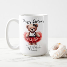 Psalm 149:3 Teddy Ballerina Coffee Mug Kaffeetasse