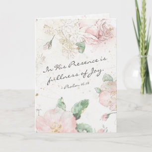 Psalm 16:11 In seiner Gegenwart ist Vollkommenheit Karte