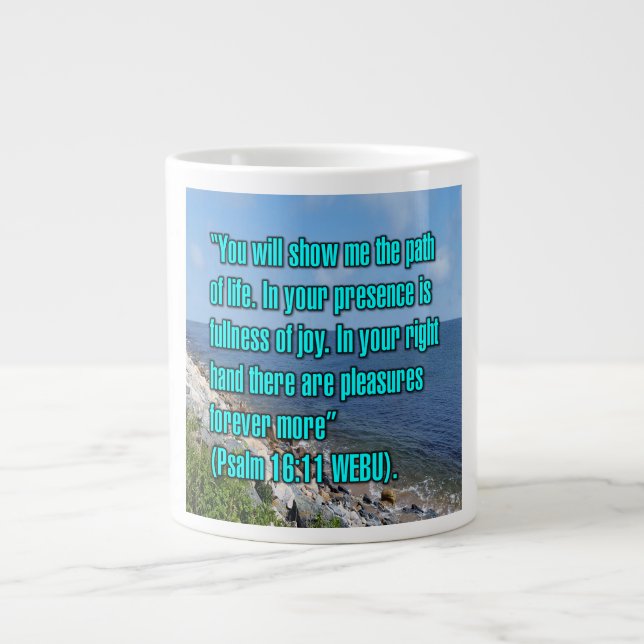 Psalm 16:11 WEBU Tasse (Vorderseite)