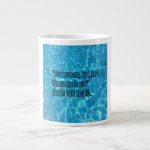Psalm 16:1 WEBU Mug Jumbo-Tasse