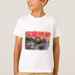 Psalm 16:8 auf Herbstlauben T-Shirt