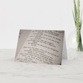Psalm 18:19 [Grußkarte] Karte