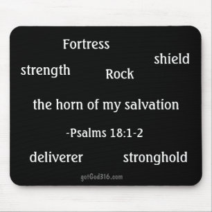 Psalm 18:1-2 gotGod316l.com Mousepad