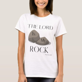 Psalm 18:2 Bibelschrift Zitat KJV Frauenfrau T-Shirt