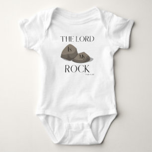 Psalm 18:2 Bibelschrift Zitat KJV Unisex Baby Strampler