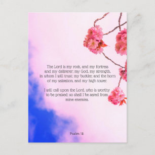 Psalm 18, Christliche Postkarte