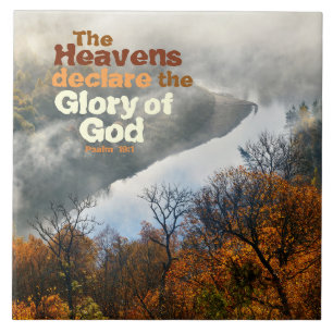 Psalm 19:1 Bibel Verse Ruhm der Keramik Gottes Til Fliese