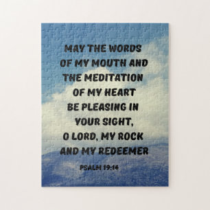 Psalm 19 Bibelstudy Bible Verse Puzzle