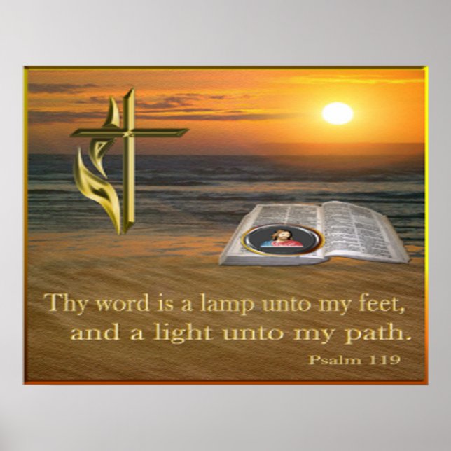 Psalm 1:19 Poster (Vorne)