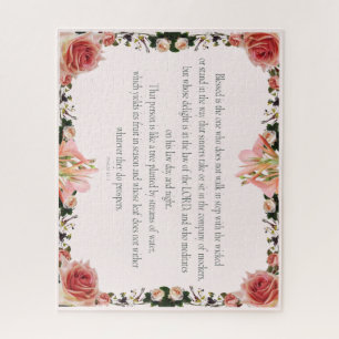 PSALM 1:1-3 Botanic Design Puzzle