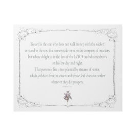 Psalm 1-1-3, Do Not Walk in Step with Ers, Galerieleinwand