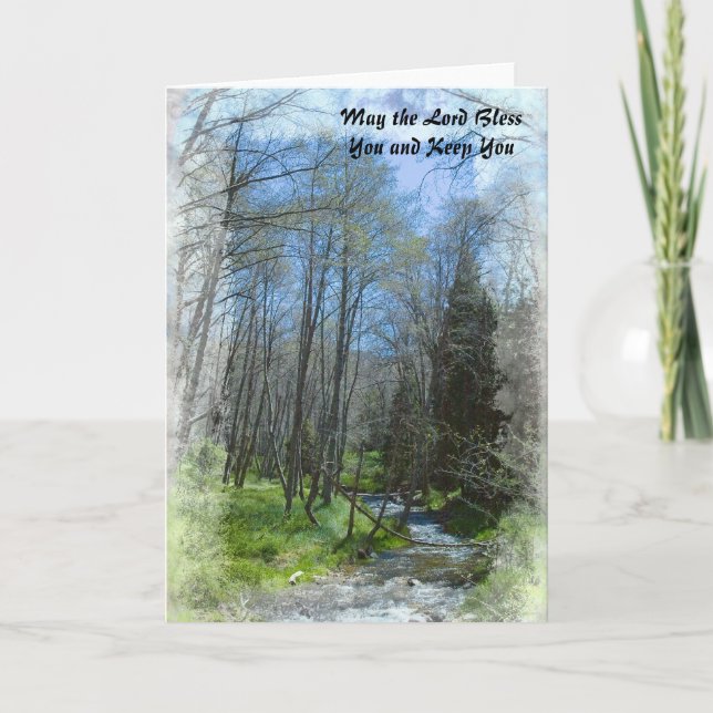 Psalm 1 Ermutigungskarte Karte (Vorderseite)