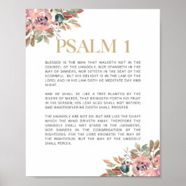 Psalm 1 Gesegnet ist der Mann Poster