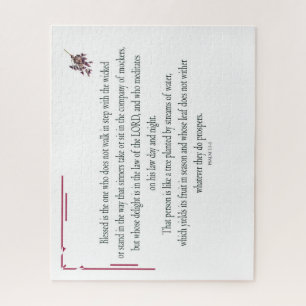 Psalm 1, Law day and Night, Streams of Waters, Puzzle