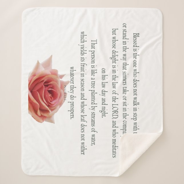 Psalm 1, Law day and Night, Streams of Waters, Sherpadecke (Vorderseite)