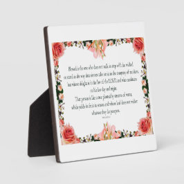 Psalm 1, Tag und Nacht des Gesetzes, bringt sein O Fotoplatte