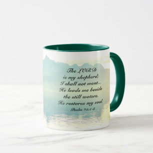 Psalm 23 1-3 Der Herr ist mein Hirte Tasse