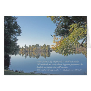 Psalm 23:1-3 Scripturenkarte